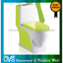 Best Selling Washdown Green Colored Toilets